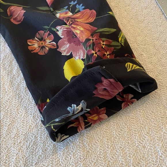 Guillaume Floral Button-Up Jacket Shacket Boho Cottagecore business casual black - Picture 12 of 14